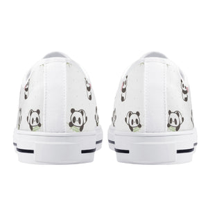 Panda Women's Low Top Canvas Shoes