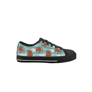 Octopus Kid's Low Top Canvas Shoes