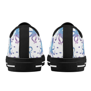 Octopus Women's Low Top Canvas Shoes