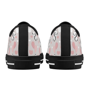 Panda Women's Low Top Canvas Shoes
