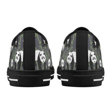 Panda Women's Low Top Canvas Shoes