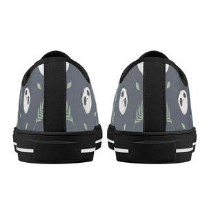 Panda Women's Low Top Canvas Shoes