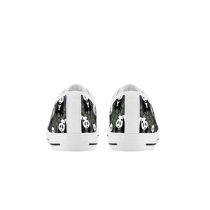 Panda Kid's Low Top Canvas Shoes
