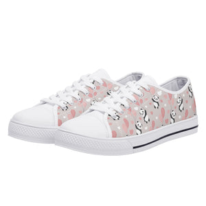 Panda Women's Low Top Canvas Shoes