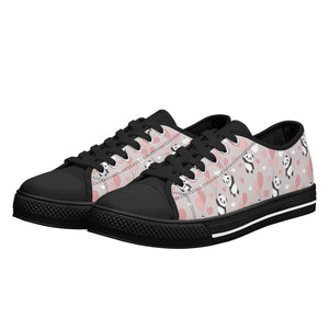 Panda Women's Low Top Canvas Shoes