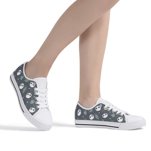 Panda Women's Low Top Canvas Shoes