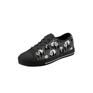 Panda Kid's Low Top Canvas Shoes