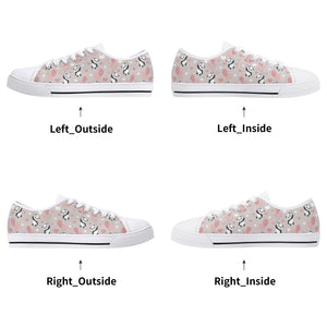 Panda Women's Low Top Canvas Shoes