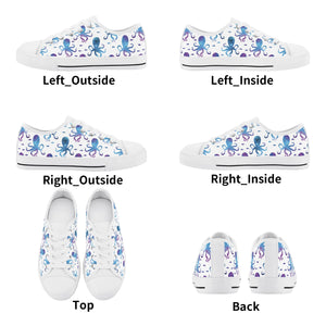 Octopus Kid's Low Top Canvas Shoes