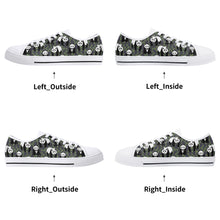 Panda Women's Low Top Canvas Shoes