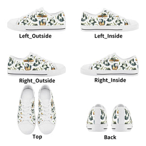 Panda Kid's Low Top Canvas Shoes