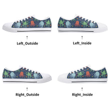 Octopus Women's Low Top Canvas Shoes
