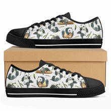 Panda Women's Low Top Canvas Shoes