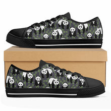 Panda Women's Low Top Canvas Shoes