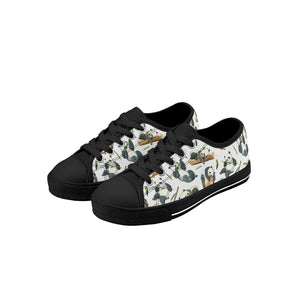 Panda Kid's Low Top Canvas Shoes