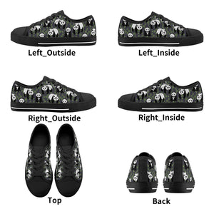Panda Kid's Low Top Canvas Shoes