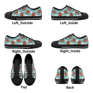 Octopus Kid's Low Top Canvas Shoes