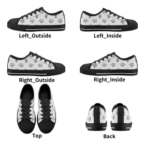 Panda Kid's Low Top Canvas Shoes