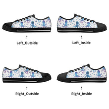 Octopus Women's Low Top Canvas Shoes