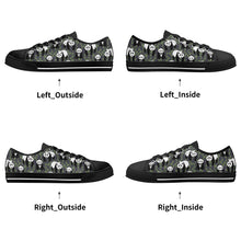 Panda Women's Low Top Canvas Shoes