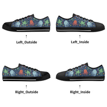 Octopus Women's Low Top Canvas Shoes