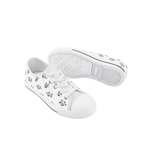 Panda Kid's Low Top Canvas Shoes