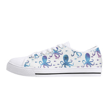 Octopus Women's Low Top Canvas Shoes