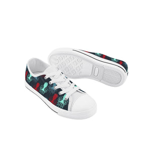 Octopus Kid's Low Top Canvas Shoes