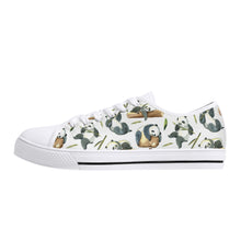 Panda Women's Low Top Canvas Shoes
