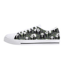 Panda Women's Low Top Canvas Shoes