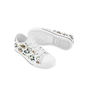 Panda Kid's Low Top Canvas Shoes