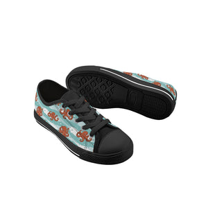 Octopus Kid's Low Top Canvas Shoes