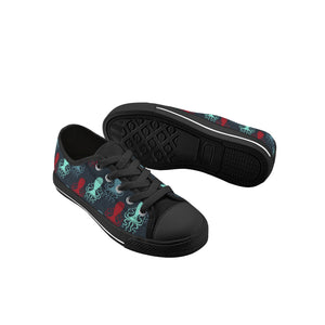 Octopus Kid's Low Top Canvas Shoes