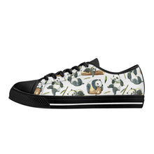 Panda Women's Low Top Canvas Shoes