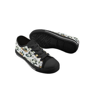 Panda Kid's Low Top Canvas Shoes