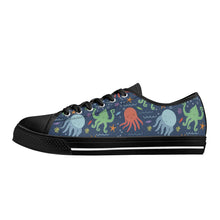 Octopus Women's Low Top Canvas Shoes