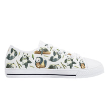 Panda Women's Low Top Canvas Shoes