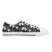Panda Women's Low Top Canvas Shoes
