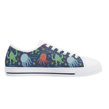 Octopus Women's Low Top Canvas Shoes