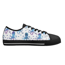 Octopus Women's Low Top Canvas Shoes