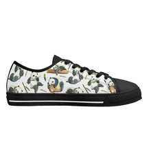 Panda Women's Low Top Canvas Shoes