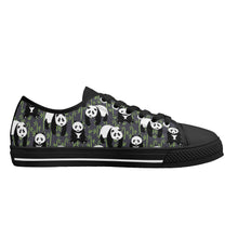 Panda Women's Low Top Canvas Shoes