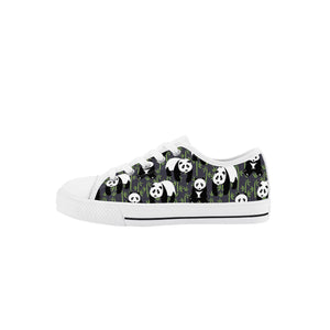 Panda Kid's Low Top Canvas Shoes