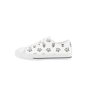 Panda Kid's Low Top Canvas Shoes