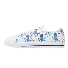 Octopus Women's Low Top Canvas Shoes