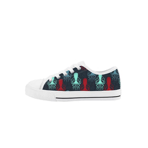 Octopus Kid's Low Top Canvas Shoes