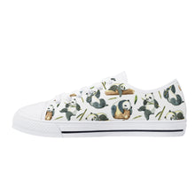 Panda Women's Low Top Canvas Shoes