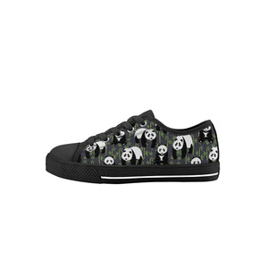 Panda Kid's Low Top Canvas Shoes