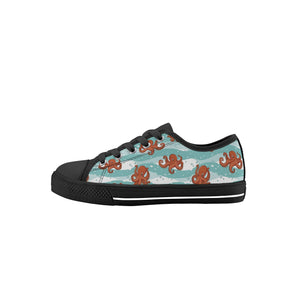 Octopus Kid's Low Top Canvas Shoes