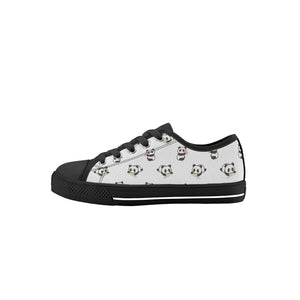 Panda Kid's Low Top Canvas Shoes